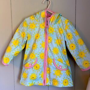 Girls raincoat rain jacket 18M. Lightly used, like new.
